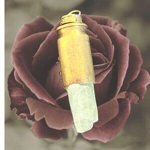 Designer Milky Quartz Crystal Upcycled Bullet Pendant - EUC/GUC - Unique - Boho